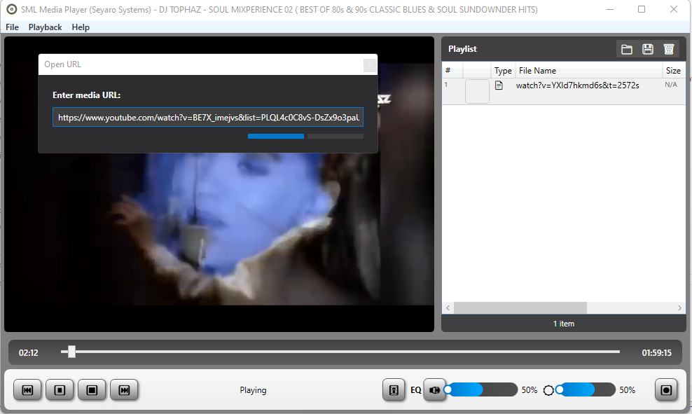 YouTube Integration and Quality Selection