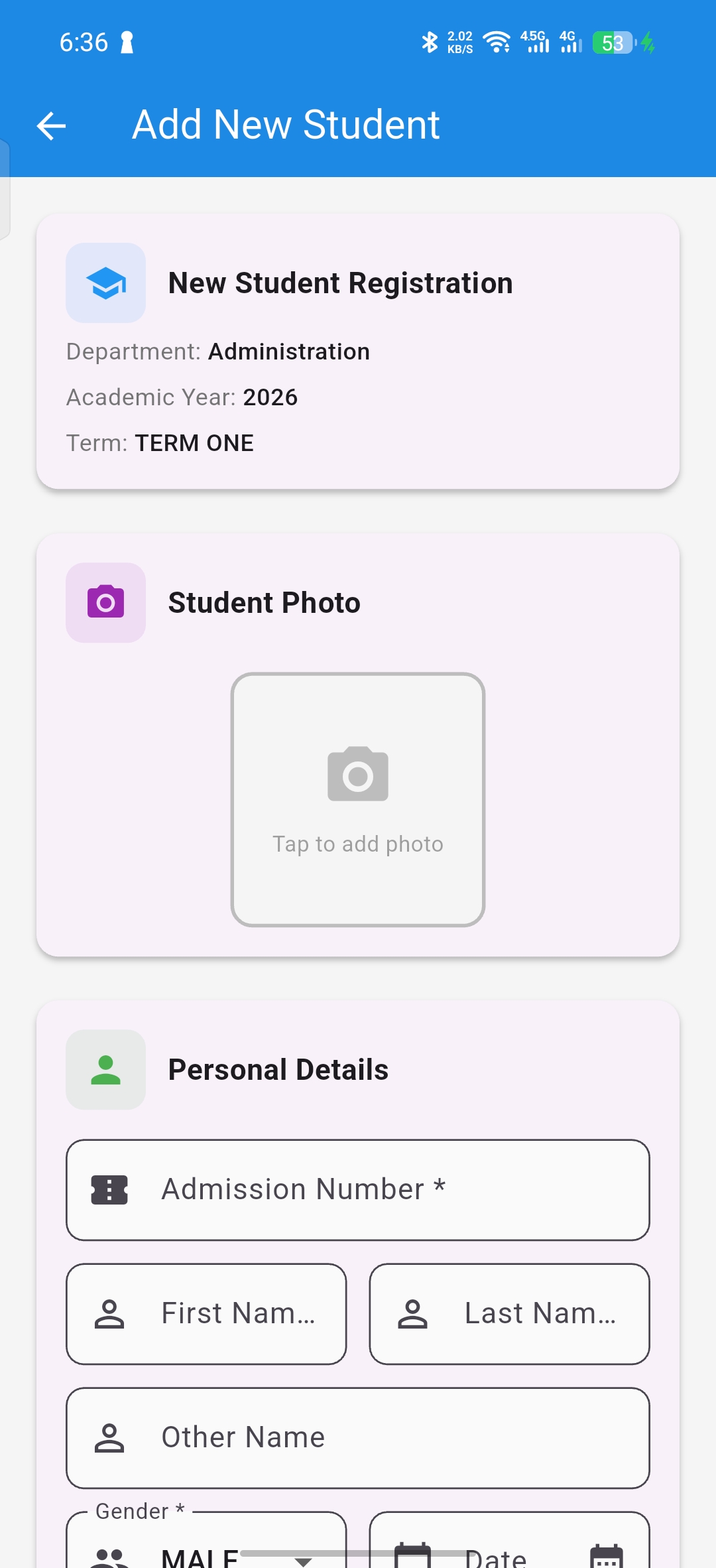 New Student