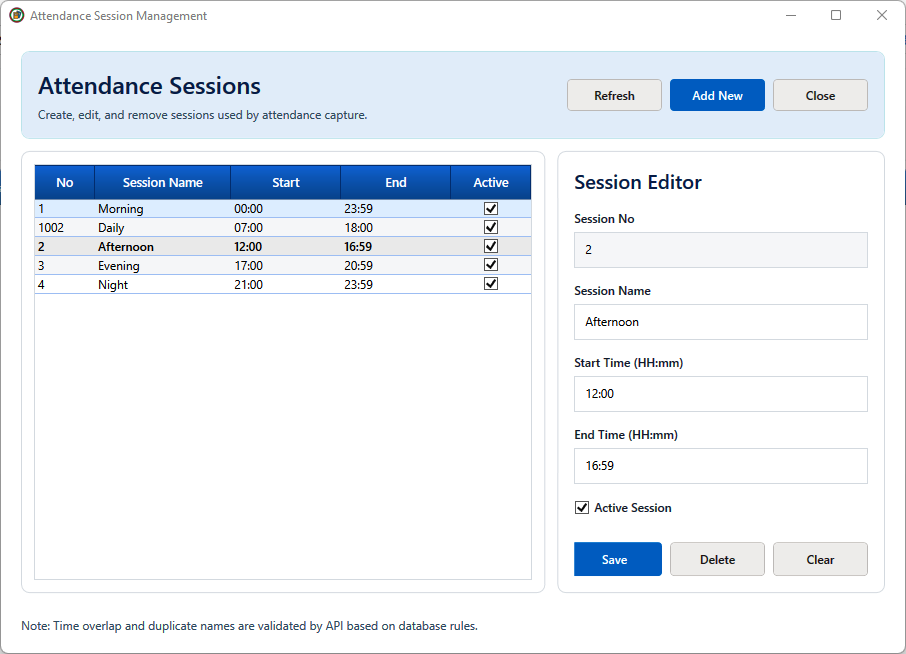 Session Management