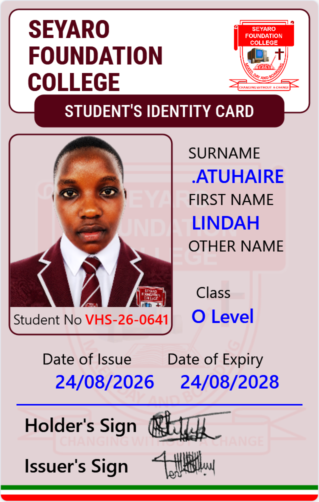 Portrait ID Card