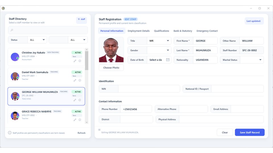 SchoolMeridian: Staff directory and registration