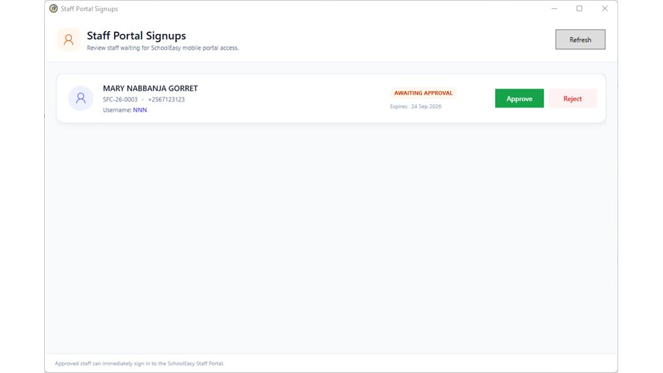 SchoolMeridian: Staff portal signup review